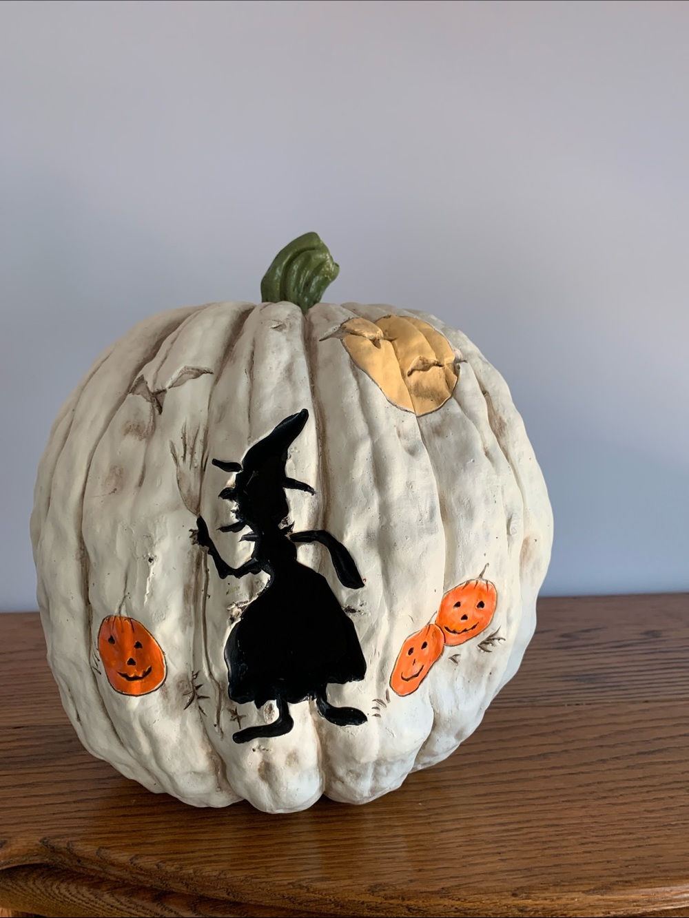 White Halloween Pumpkin